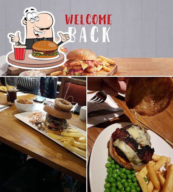Try out a burger at Stourbridge Town Centre Brewers Fayre