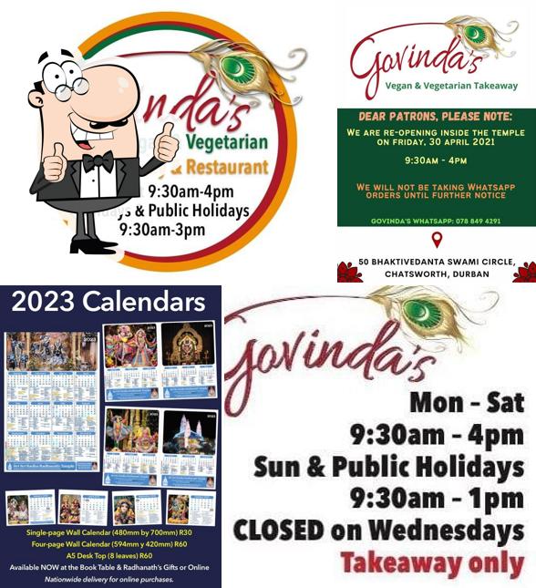Govinda's Restaurant Durban & Radhanath's Gifts