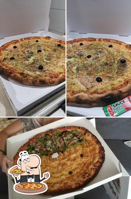 Try out pizza at Pizza Sun