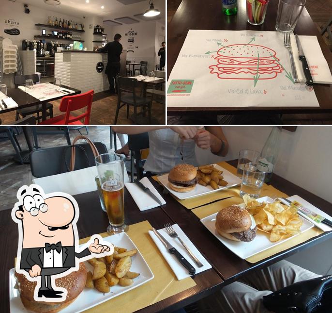 Siediti a un tavolo di Fatto Bene Burger Buonarroti
