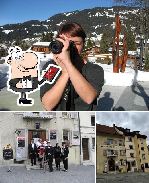 Gli esterni di Restaurant des Trois-tonneaux