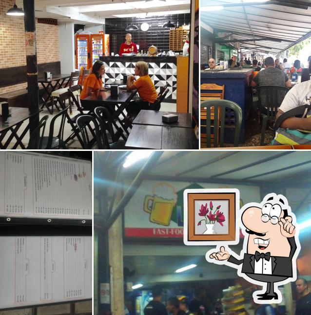 O interior do Ki Local Fast-Food & Chopperia