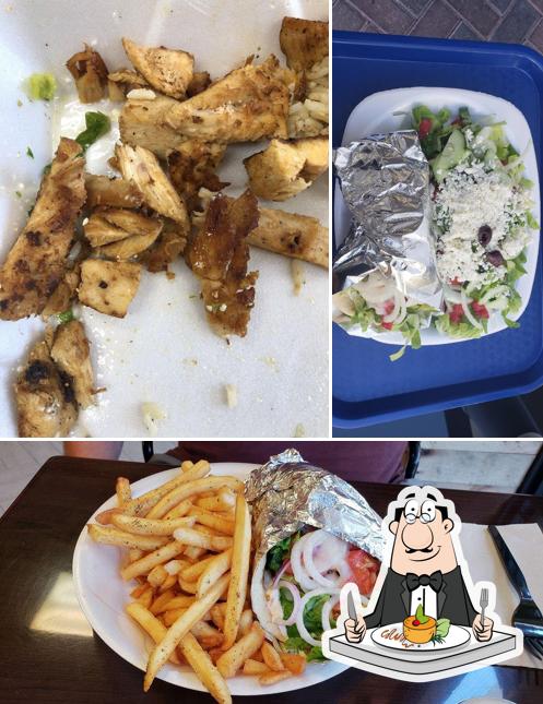 Food at Souvlaki Fast Boynton Beach