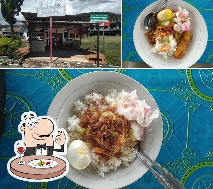 Check out the picture depicting food and exterior at Warung Mak Bir