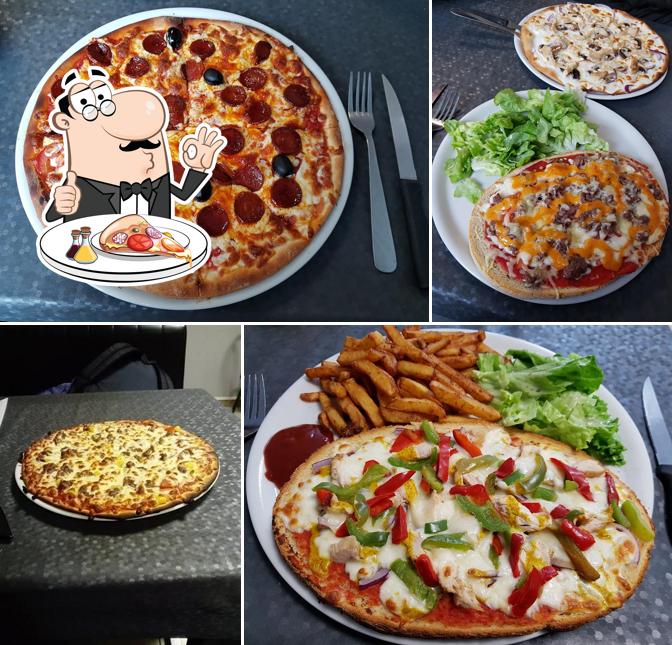 A Frite @ French, vous pouvez déguster des pizzas
