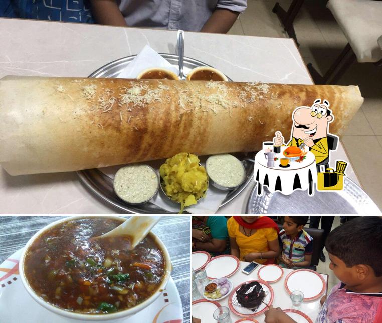 Food at Greens Veg Restaurant