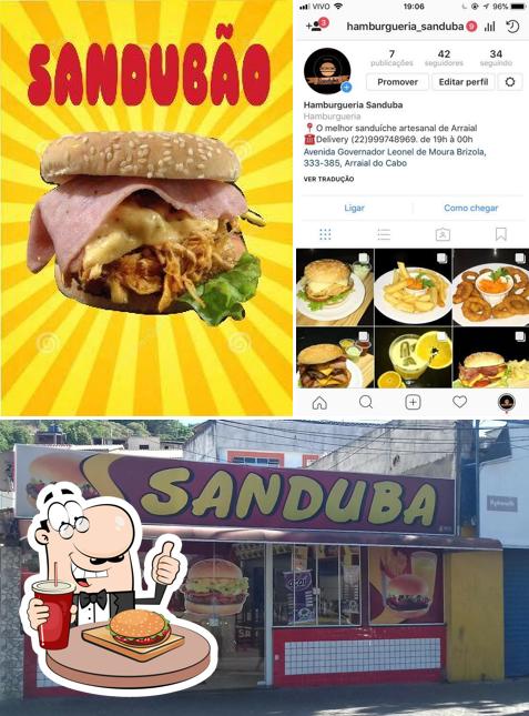 Consiga um hambúrguer no Sanduba