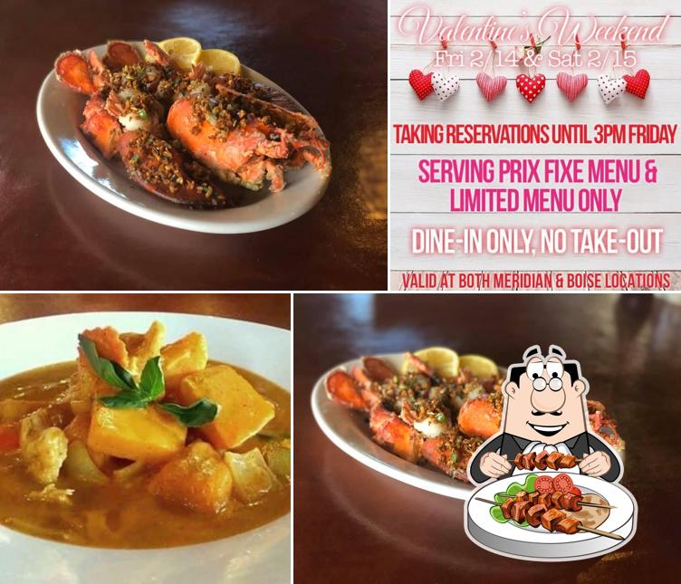 Thai Basil, 3161 E Fairview Ave 110 in Meridian Restaurant menu and