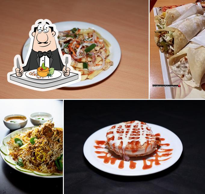 Food at Grab N Go Cafe