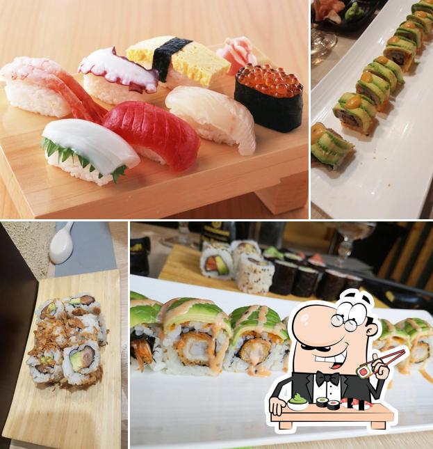 Essayez de nombreuses options de sushi