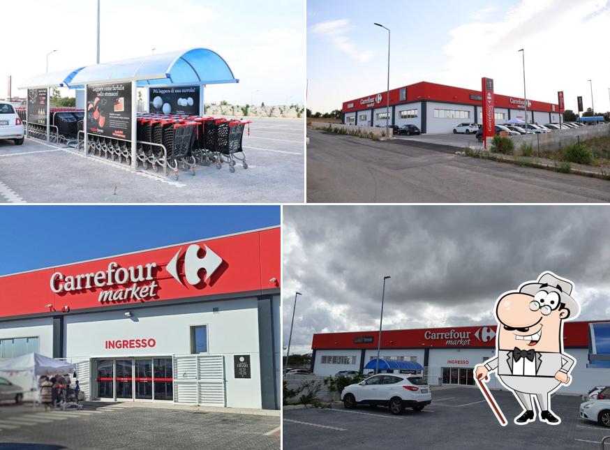 Gli esterni di Supermercati Rossotono Market