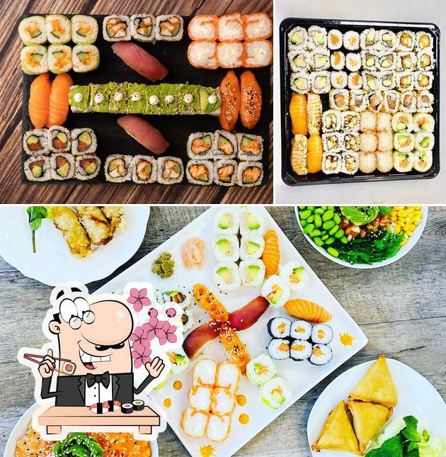 Elige uno de sus diferentes tipos de sushi