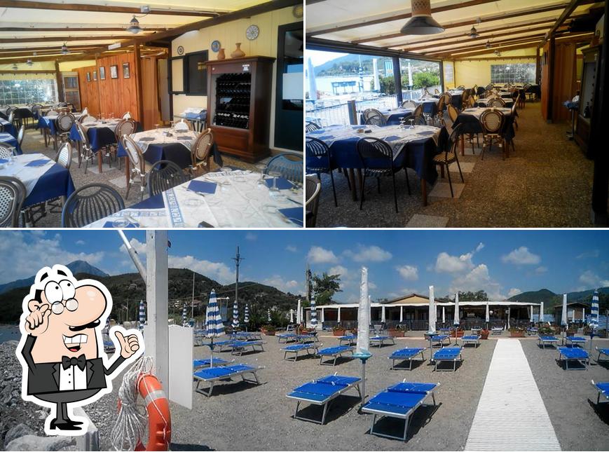 Gli interni di Lido Bussento Da Beniamino Restaurant
