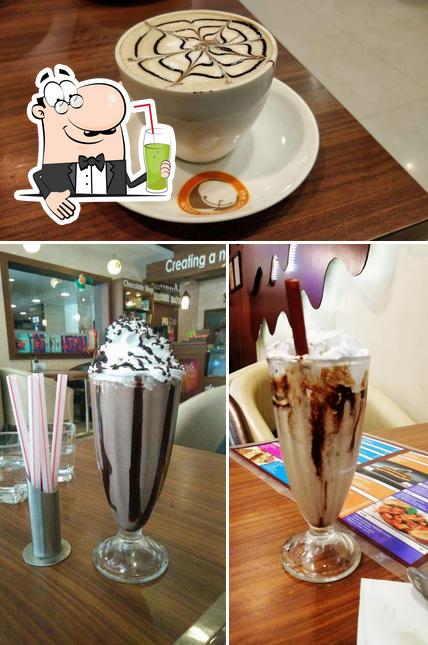 The Chocolate Room Best Chocolate Dessert in Ranchi Best Coffee in Ranchi offers a number of drinks