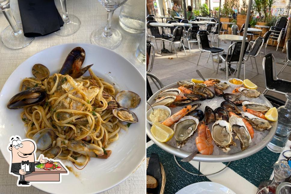 Commandez différents repas à base de fruits de mer disponibles à L’écailler Du Panier