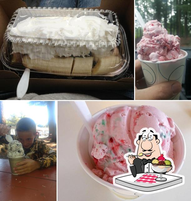 Hodgie's Ice Cream provides a number of sweet dishes