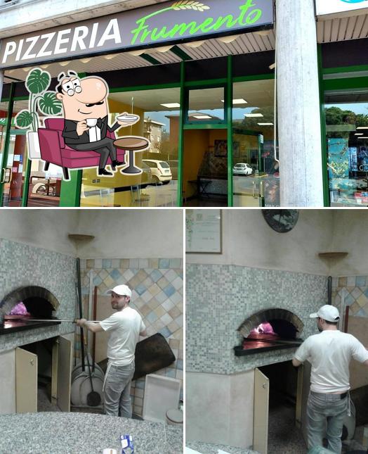 La immagine della interni e esterno di Pizzeria Frumento