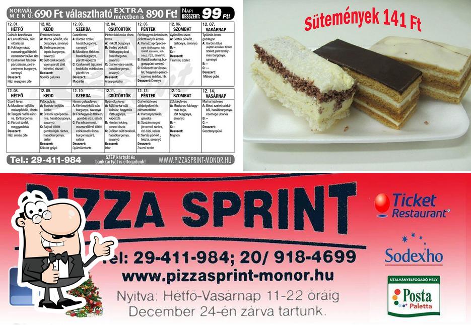 Взгляните на фото пиццерии "PizzaSprint Monor"