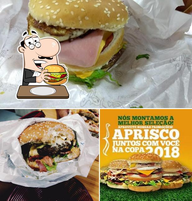 Hambúrguer em Aprisco Lanches