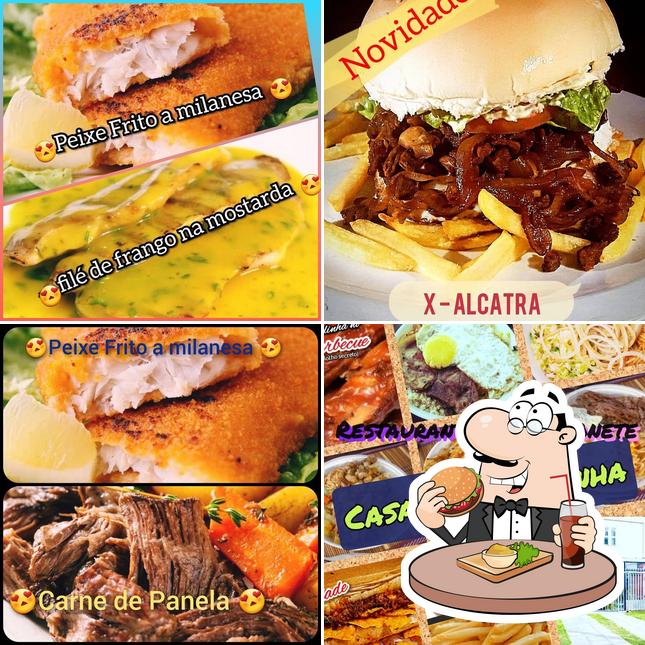Consiga um hambúrguer no Restaurante Casa Da Quentinha Delivery