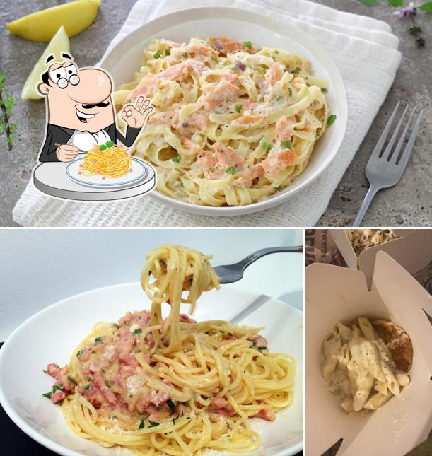 Spaghetti à la carbonara à Le Merta