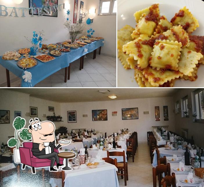 Gli interni di Trattoria Bicci
