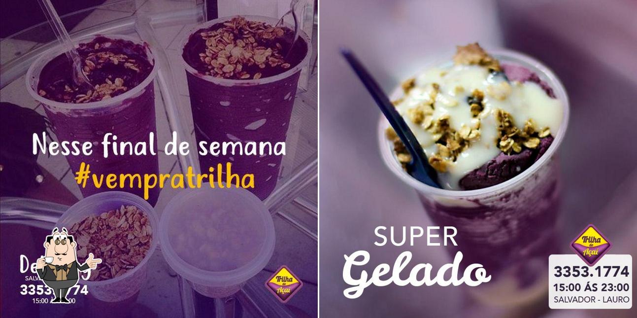 Experimente diversos bebidas disponíveis no Trilha do Açaí