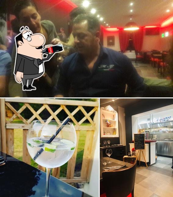 Voici la photo indiquant la boire et comptoir de bar sur Da Mimmo e Giovanna