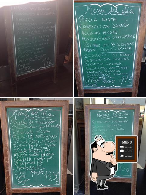 Check out the daily specials on the blackboard