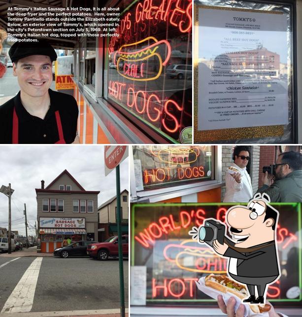 Tommy's Italian Sausage & Hot Dogs in Elizabeth Restaurant menu and