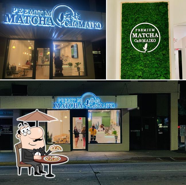 La parte exterior de Matcha Cafe Maiko