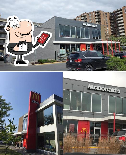 L'extérieur de McDonald's