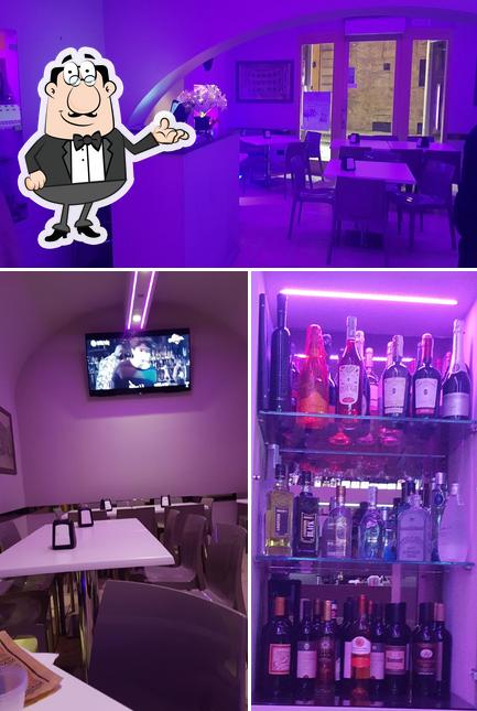 Gli interni di Bobos Wine Bar