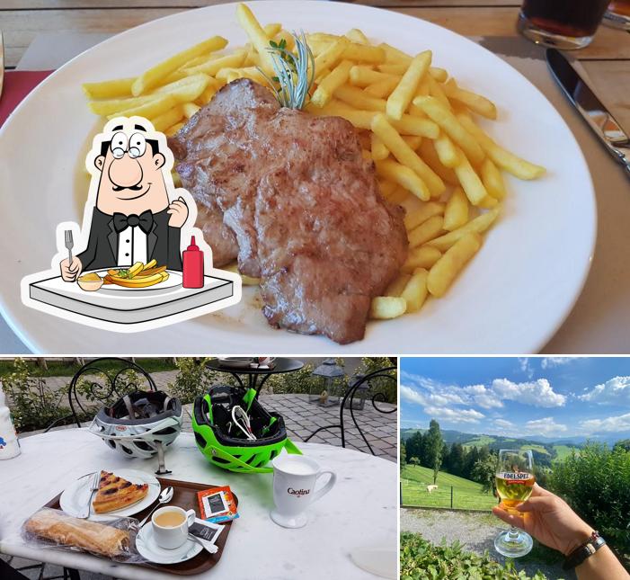 Prova a prendere un piatto di patatine a Erlebnis Waldegg