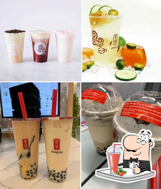 Gong Cha 貢茶 provides a range of drinks