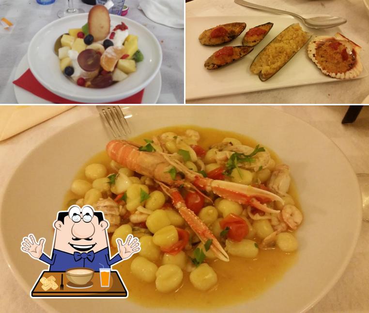 Platti al Ristorante Il Granchio. Cucina di mare