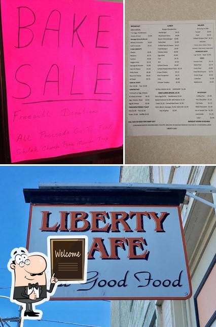 Liberty Café in Liberty Center Restaurant menu and reviews