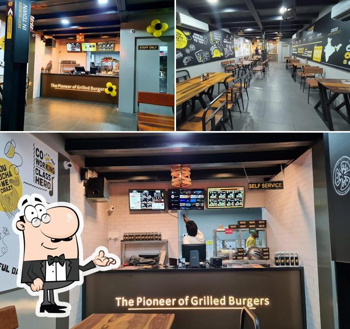The interior of Biggies Burger : Anna Nagar (Chennai)