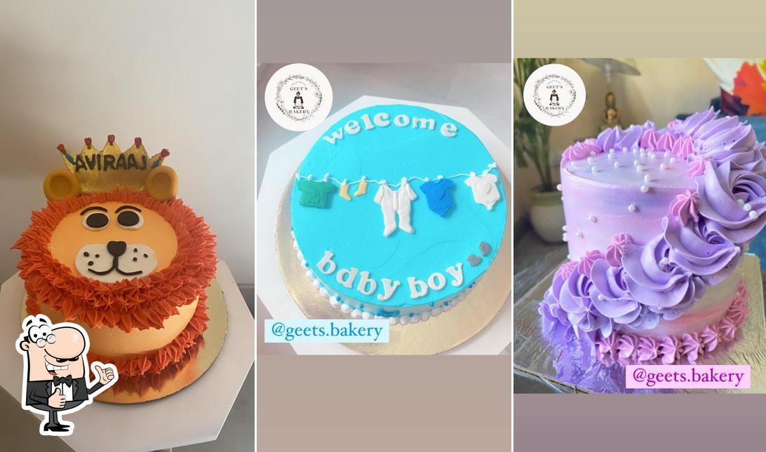 See this pic of Geet's Bakery