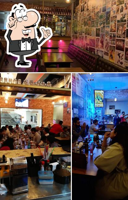 The interior of JB 007 Restaurant and Bar