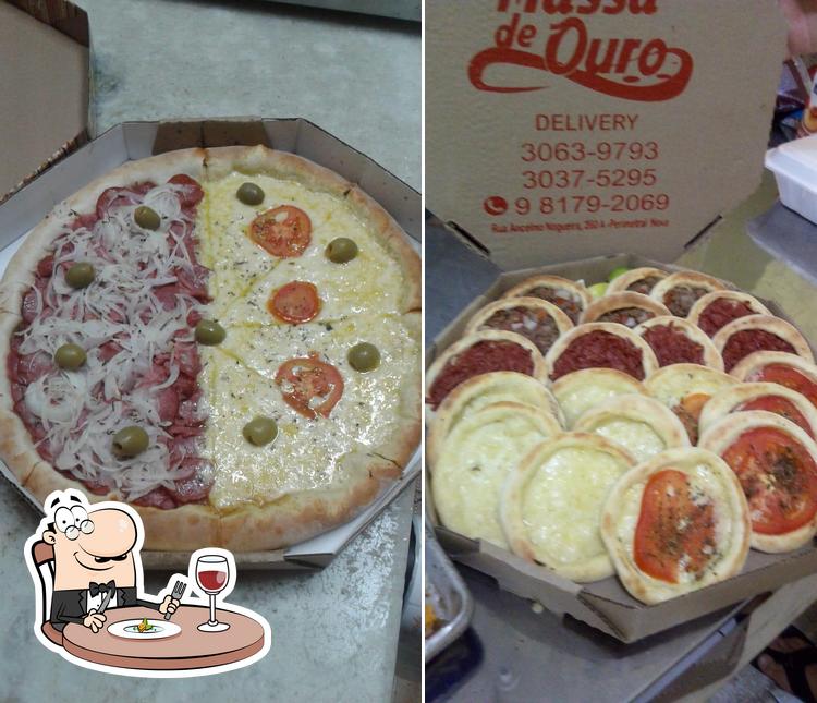 Comida em Massa de Ouro Pizzaria