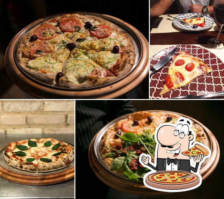 Elige una pizza en Villa Girardi