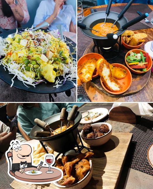 Food at Retro Bistro