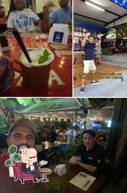 Veja imagens do interior do Farol Bar