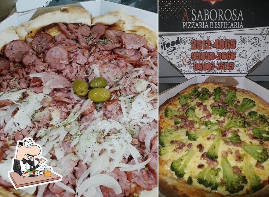 Comida em Pizzaria a Saborosa