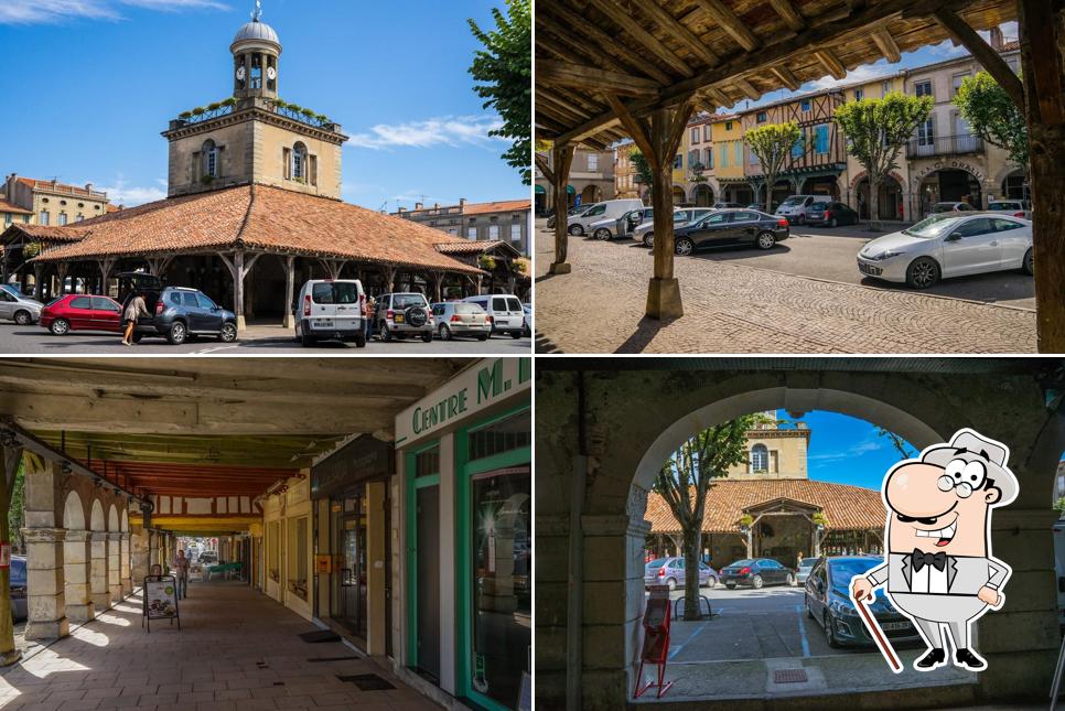 Jetez un coup d’œil à quoi ressemble Café des Arcades à l'extérieur