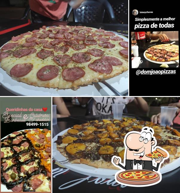 Peça pizza no Dom João Pizzas