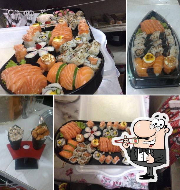 Escolha diversas opções de sushi