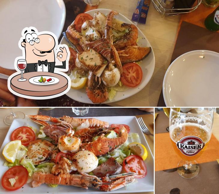 La photo de la nourriture et bière concernant Ristorante al Mare