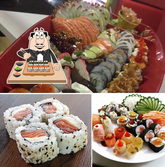 Rolos de sushi são oferecidos por Sushi Day